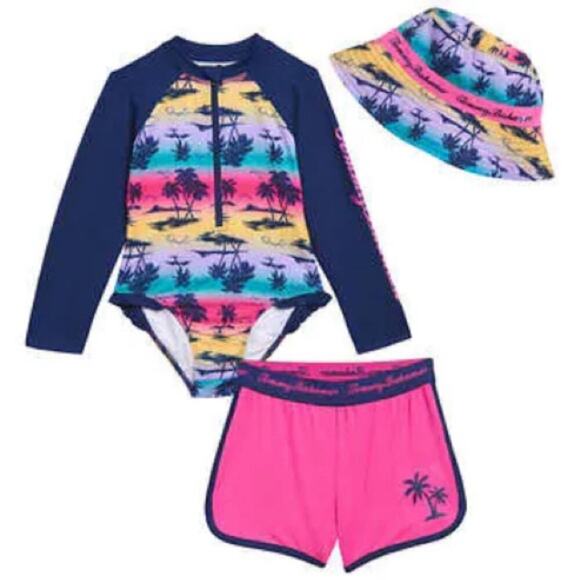 Tommy Bahama Girl's Swim Set Size 2T NWT - Picture 1 of 6